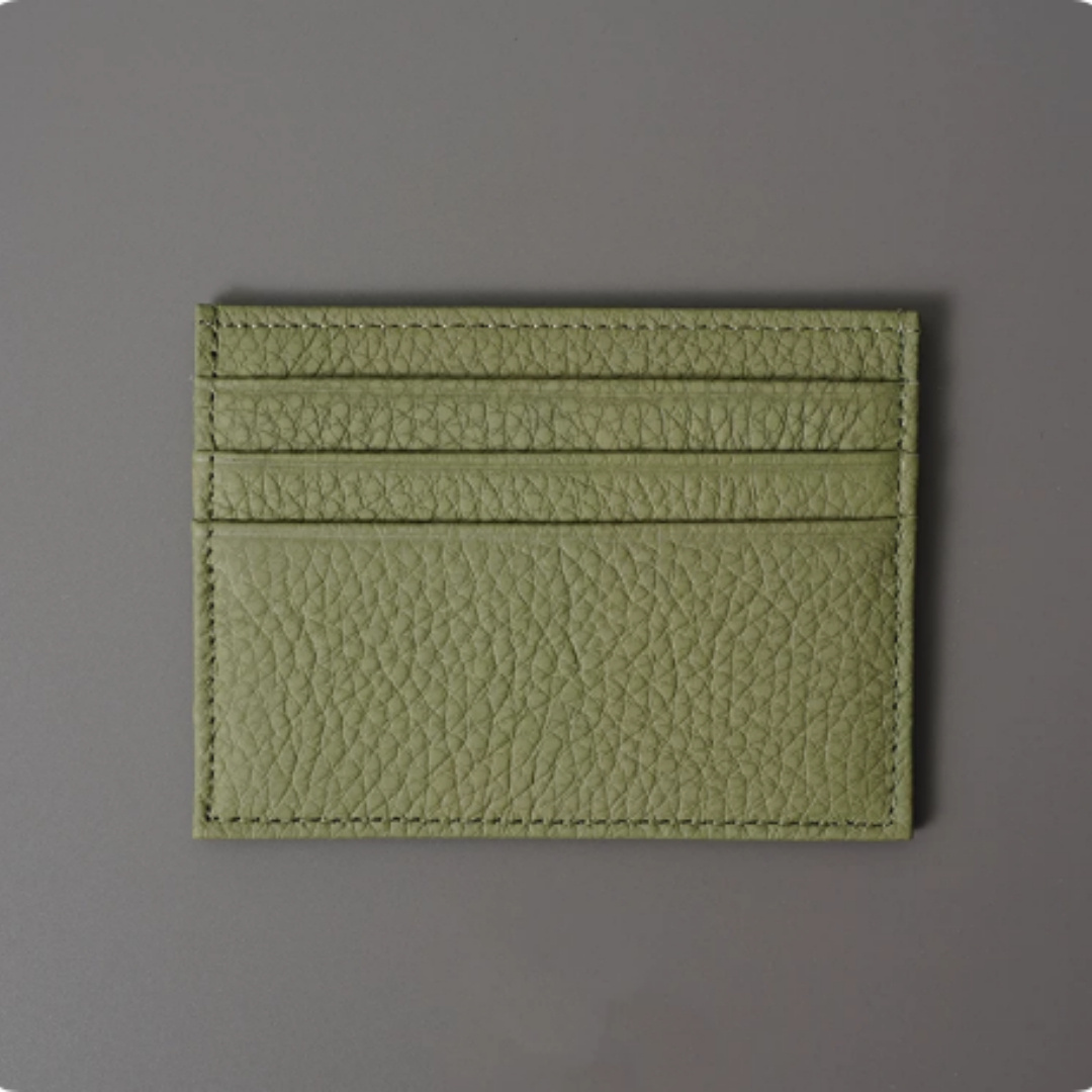 Simple, and Exquisite One-piece Card Holder Made Of Top-grain Cowhide. 10 Simple, and Exquisite One-piece Card Holder Made Of Top-grain Cowhide. - Image 10