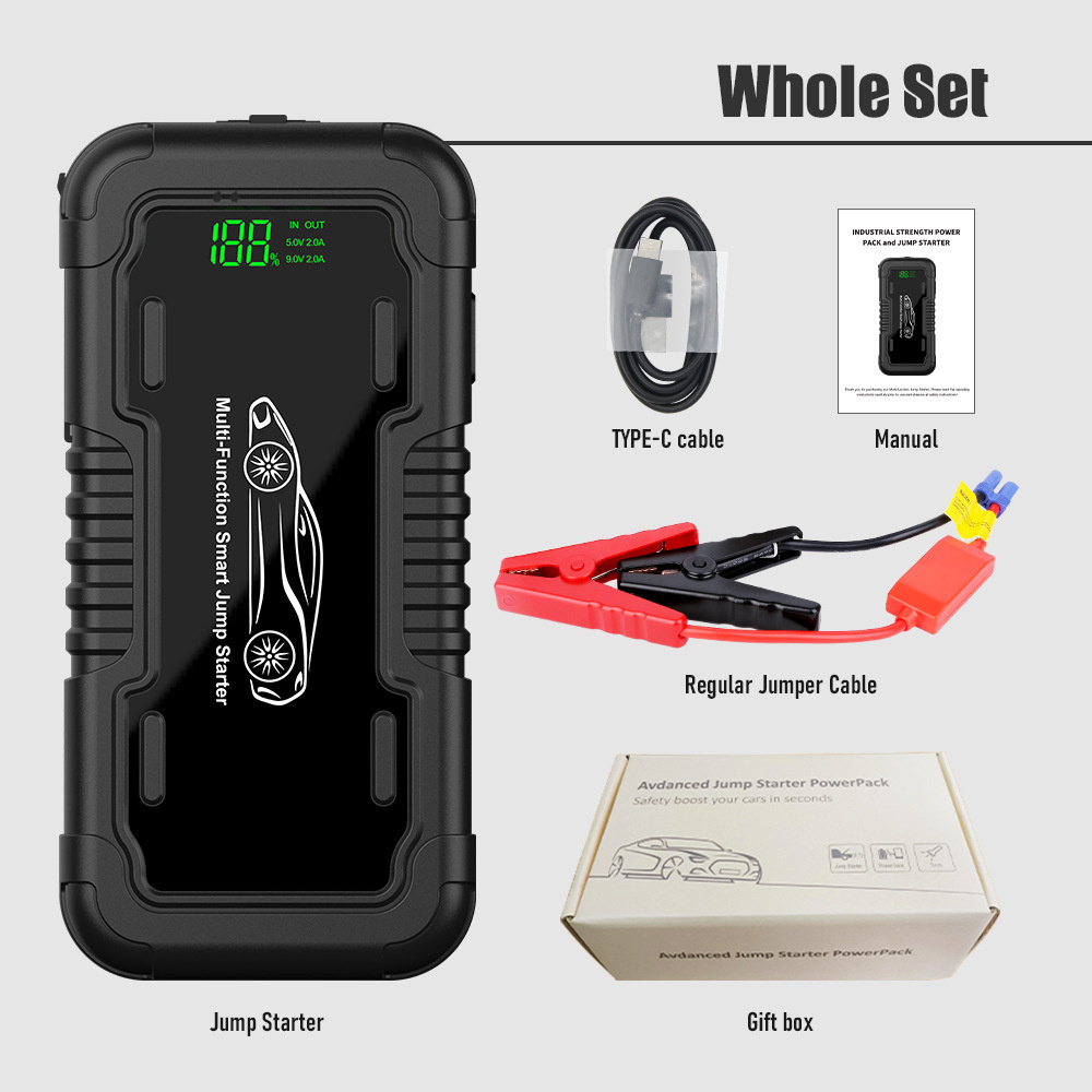 Car 20000mah Emergency Start Power Supply With LED Lighting 3 Car 20000mah Emergency Start Power Supply With LED Lighting - Image 3