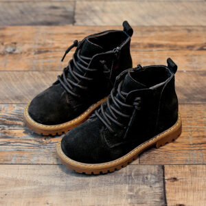Children Martin Boots Black Army Boots Summer High Boots Big Boys