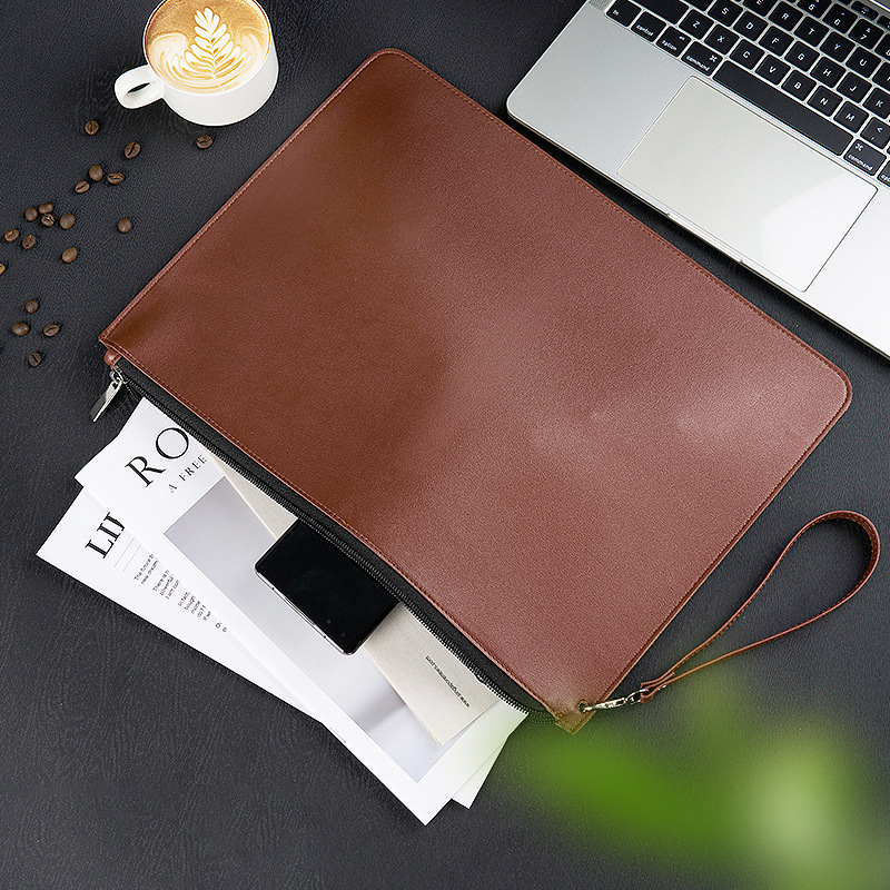 Sleek, High-capacity, Waterproof Leather Organizer For Contracts And Documents 6 Sleek, High-capacity, Waterproof Leather Organizer For Contracts And Documents - Image 6