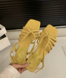Wedge Suede Open Toe Sandals 2 Wedge Suede Open Toe Sandals - Image 2