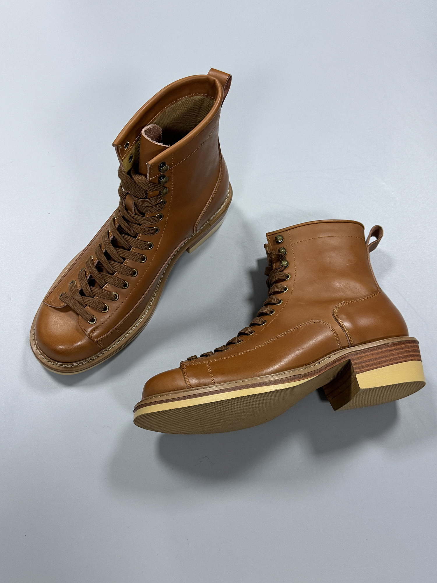 Men's Trendy Chunky-soled Ankle Boots Hiking style 8 Men's Trendy Chunky-soled Ankle Boots Hiking style - Image 8