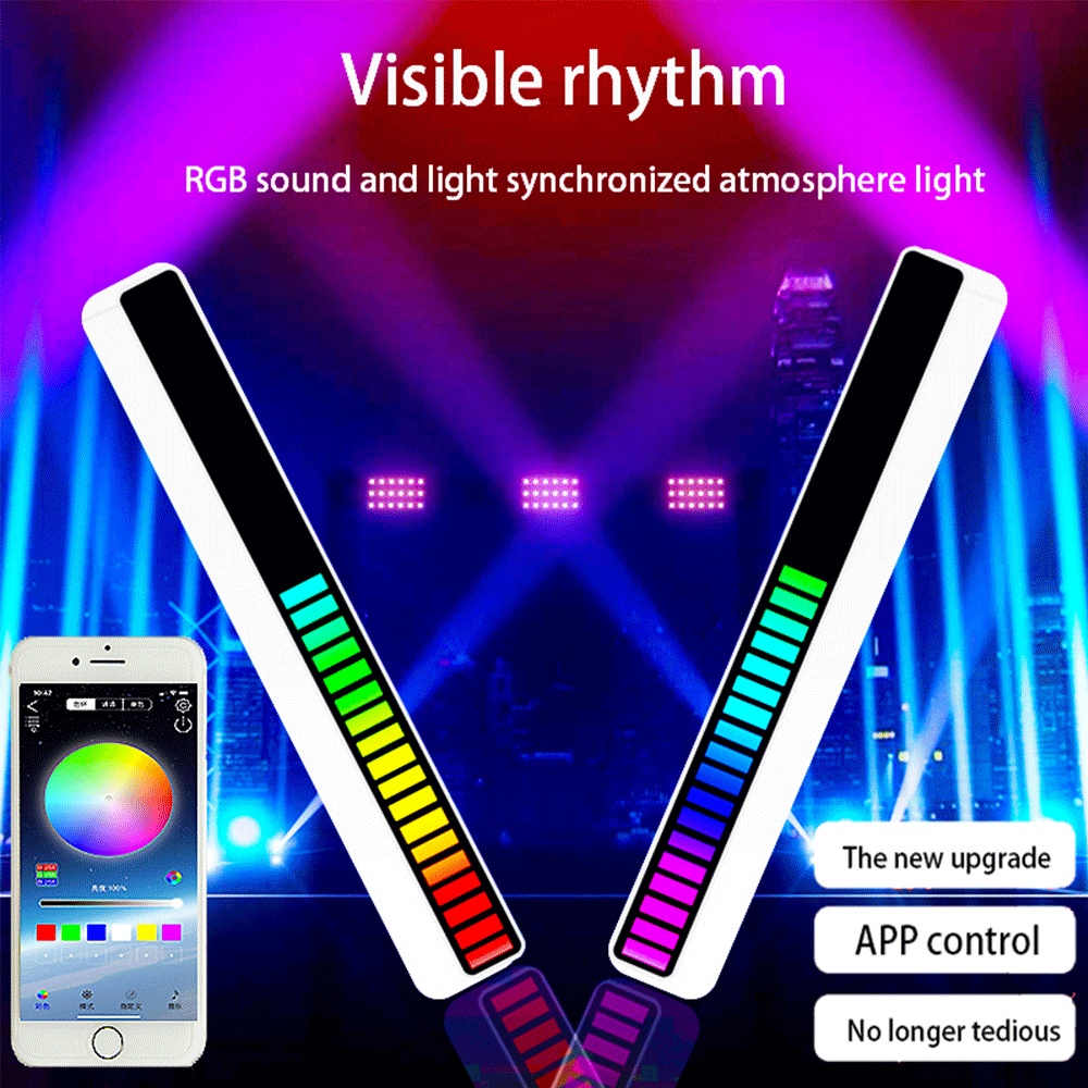 Sound Control Light RGB Voice Activated Music Rhythm Ambient Light 1 Sound Control Light RGB Voice Activated Music Rhythm Ambient Light
