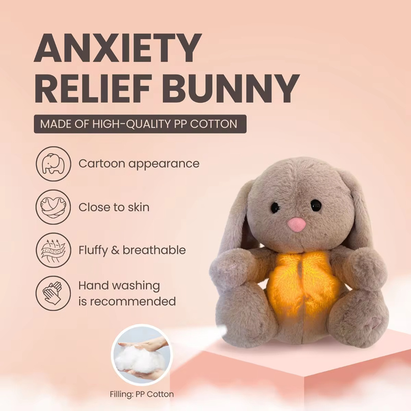 Rabbit Soothing Sensory Plush Toy 5 Rabbit Soothing Sensory Plush Toy - Image 5