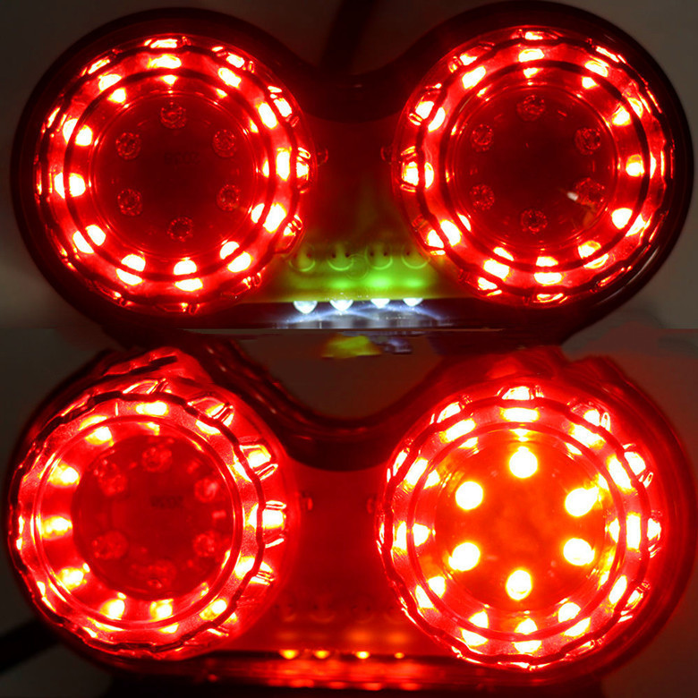 Motorcycle Modified LED Tail Light, Brake Light, Turn Signal, Rear Tail Light, Double Head 5 Motorcycle Modified LED Tail Light, Brake Light, Turn Signal, Rear Tail Light, Double Head - Image 5