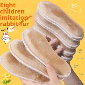 Children's Insole Fleece-lined Thick Super Soft Sweat Absorbing