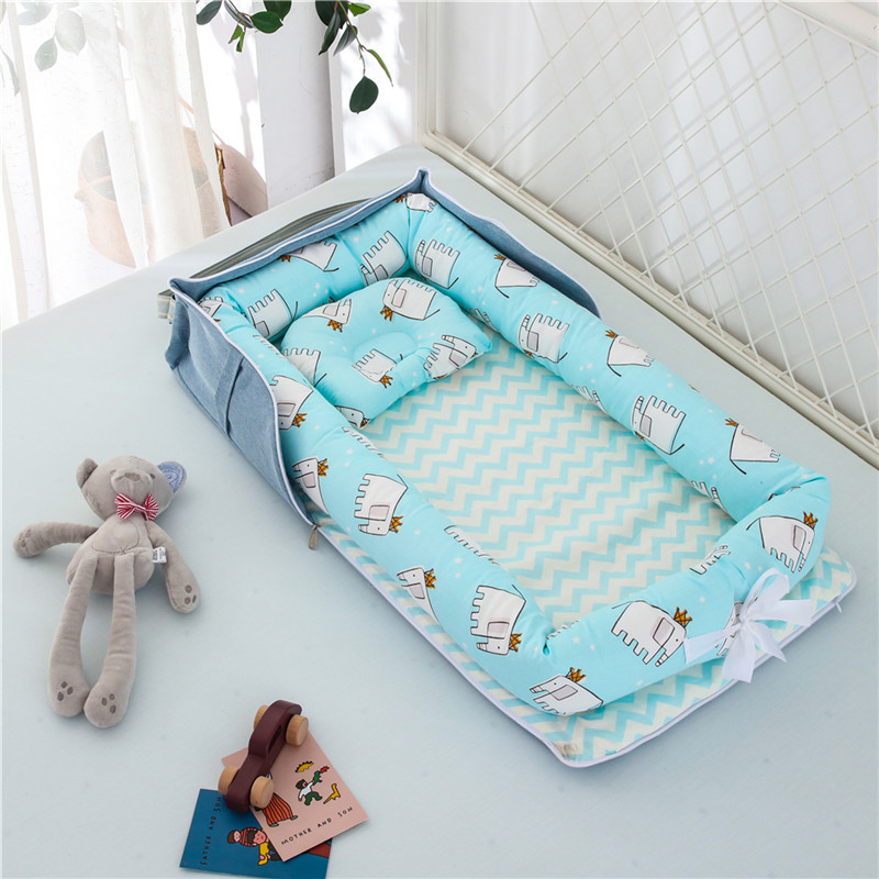 Portable Cotton Foldable Baby Bed 6 Portable Cotton Foldable Baby Bed - Image 6