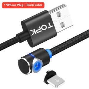 Magnetic Phone Charging Cable 360 Degree Rotate
