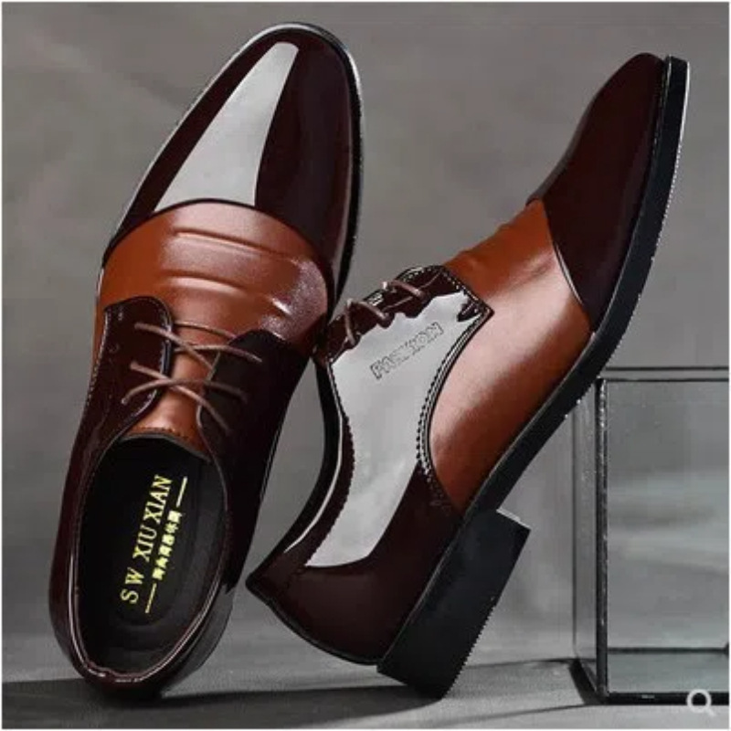 Men's Business Leather Shoes Black 6 Men's Business Leather Shoes Black - Image 6
