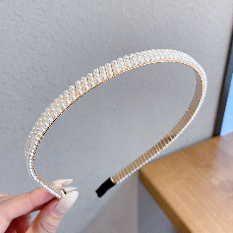 Thin Pearl Headband 4 Thin Pearl Headband - Image 4