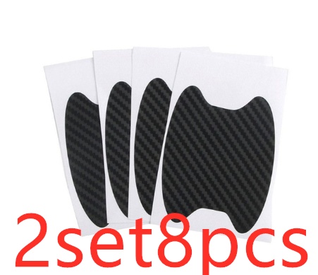 Set Of Car Door Stickers Carbon Fiber Scratch Resistant 10 Set Of Car Door Stickers Carbon Fiber Scratch Resistant - Image 10