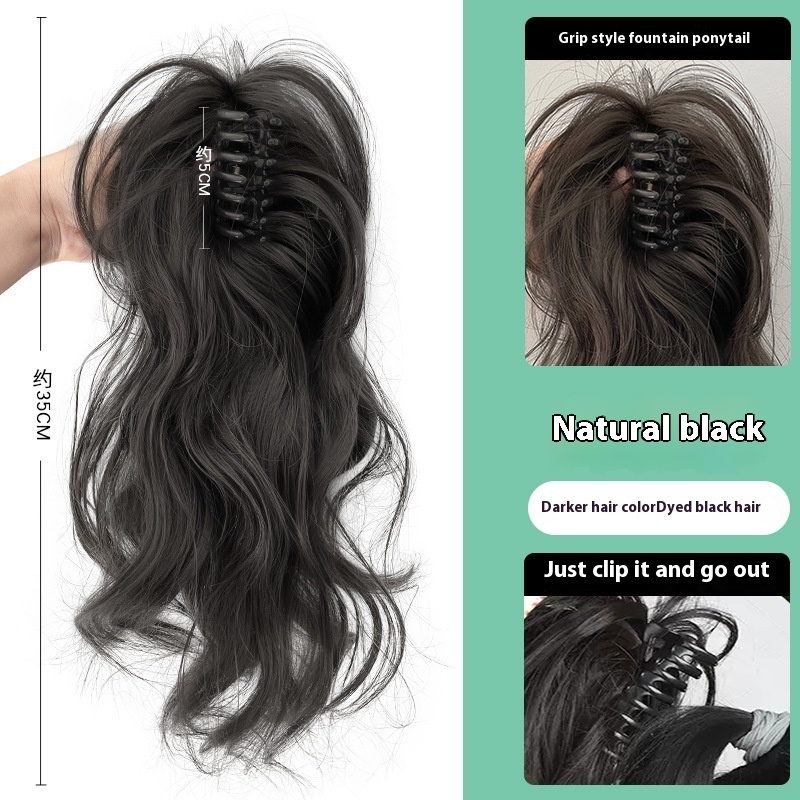 Wig Women's Long Hair Light Without Draping Grip 4 Wig Women's Long Hair Light Without Draping Grip - Image 4