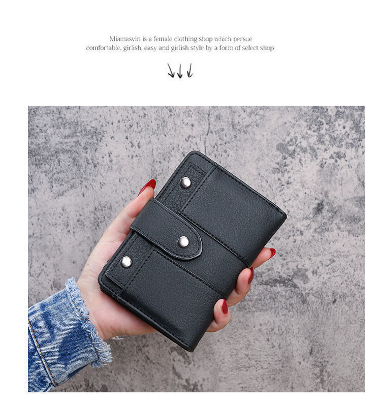 Wallet For Women Leather Wallet Bifold Multi Card Holder Organizer 5 Wallet For Women Leather Wallet Bifold Multi Card Holder Organizer - Image 5