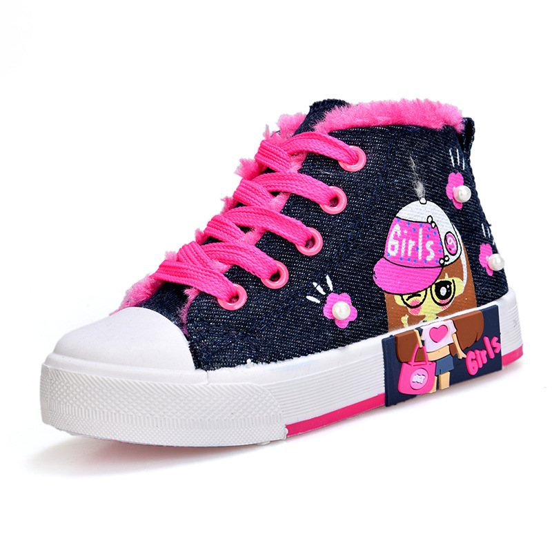 Canvas Girls' Sneakers 5 Canvas Girls' Sneakers - Image 5