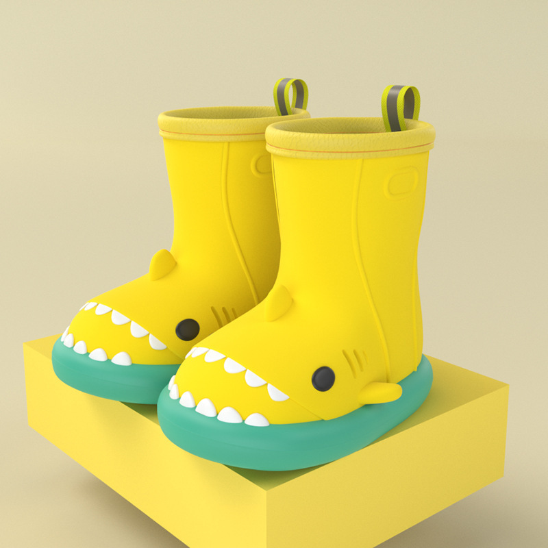 Waterproof Baby Shoes Rubber Rain Boots 3 Waterproof Baby Shoes Rubber Rain Boots - Image 3