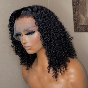 Curly 13x4 Lace Front Human Hair Wigs150