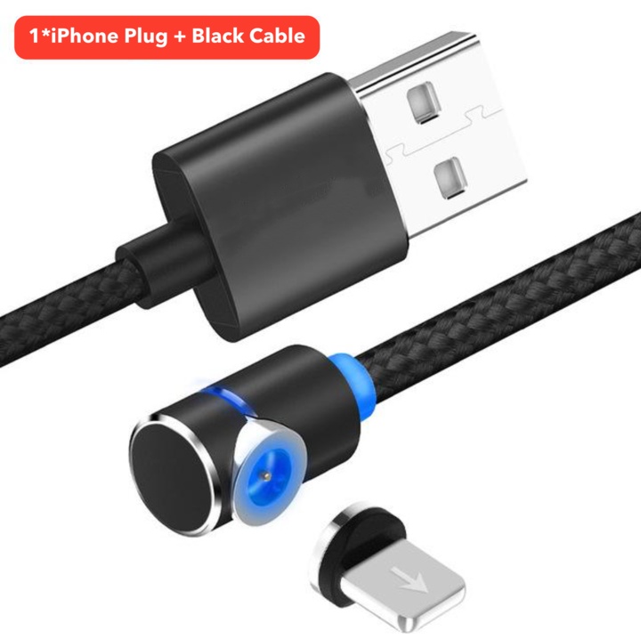 Magnetic Phone Charging Cable 360 Degree Rotate 5 Magnetic Phone Charging Cable 360 Degree Rotate - Image 5