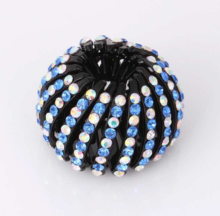 Bird's Nest Hairpin Color Rhinestone Ponytail Ball Hairpin 10 Bird's Nest Hairpin Color Rhinestone Ponytail Ball Hairpin - Image 10