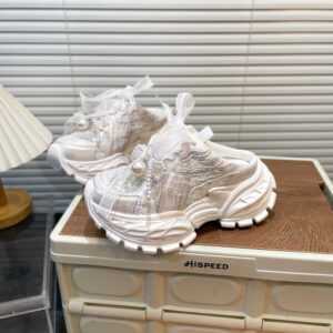 Pearl Lace Daddy Shoes