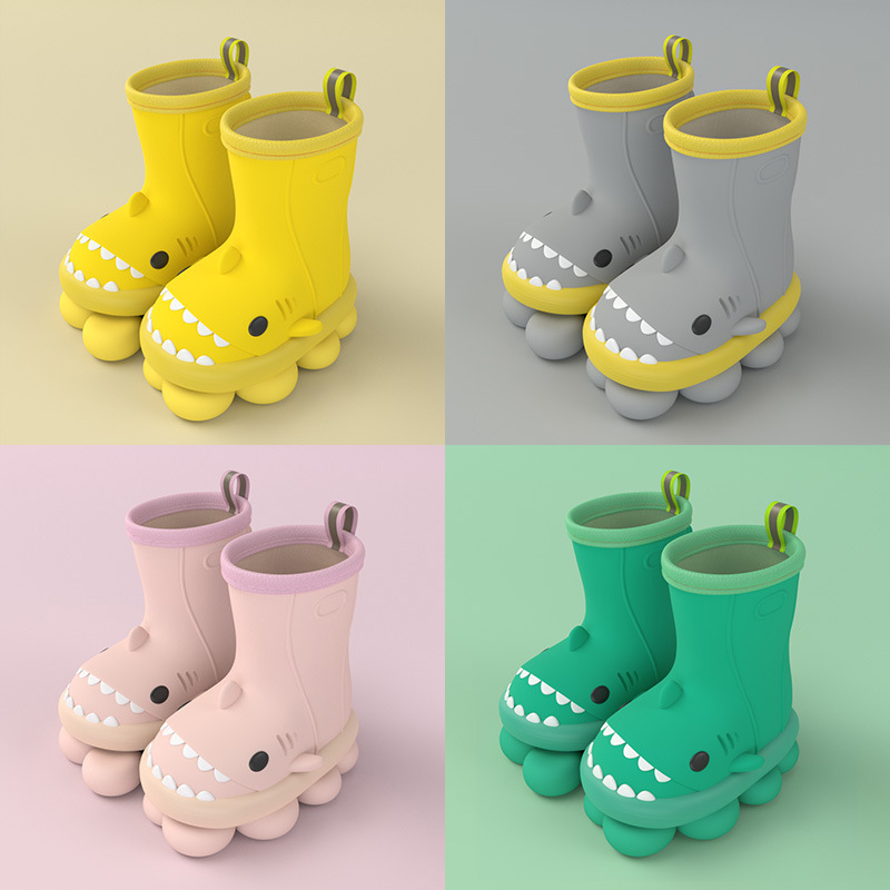 Waterproof Baby Shoes Rubber Rain Boots 1 Waterproof Baby Shoes Rubber Rain Boots