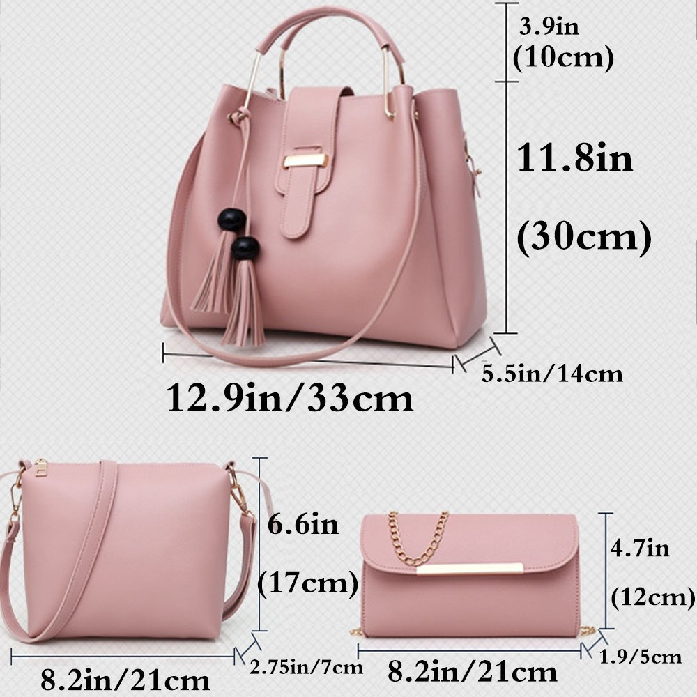 Women's Purse And Handbag 3Pcs Bag Set 5 Women's Purse And Handbag 3Pcs Bag Set - Image 5