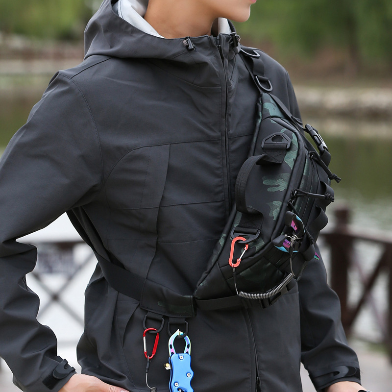 High-end Camouflage Waterproof Lure Waist Bag Multifunctional 4 High-end Camouflage Waterproof Lure Waist Bag Multifunctional - Image 4