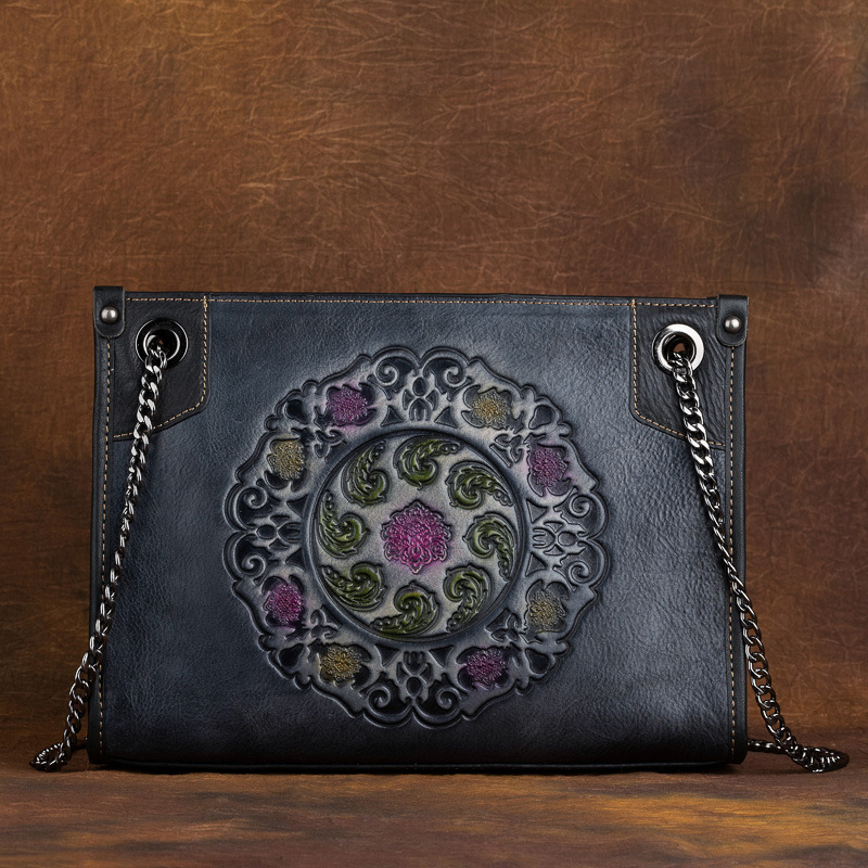 Large-Capacity Shoulder Crossbody Leather Tote Bag 3 Large-Capacity Shoulder Crossbody Leather Tote Bag - Image 3