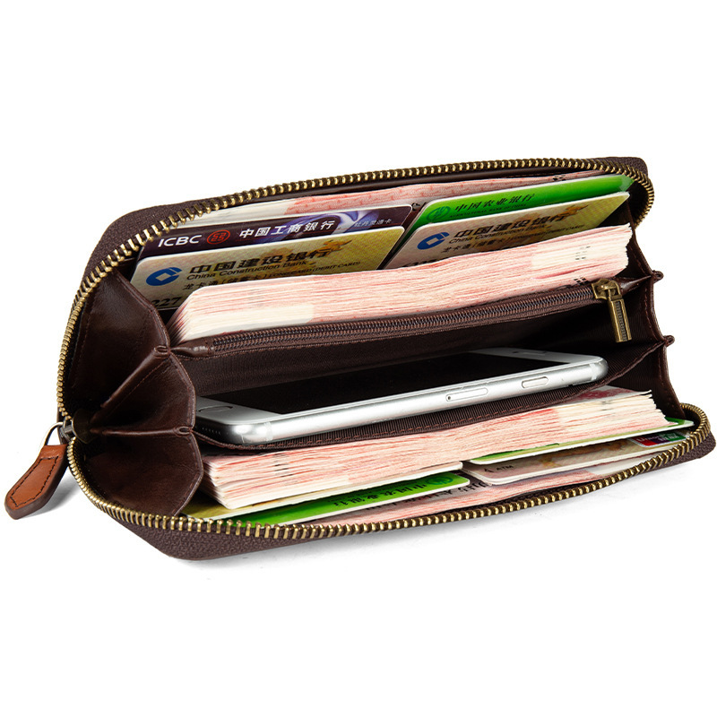 Women's Embossed Distressed Large-Capacity Vintage Wallet 3 Women's Embossed Distressed Large-Capacity Vintage Wallet - Image 3