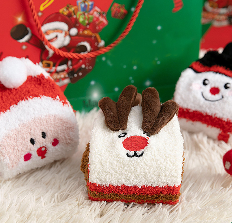 Child Christmas Fleece Socks 2 Child Christmas Fleece Socks - Image 2