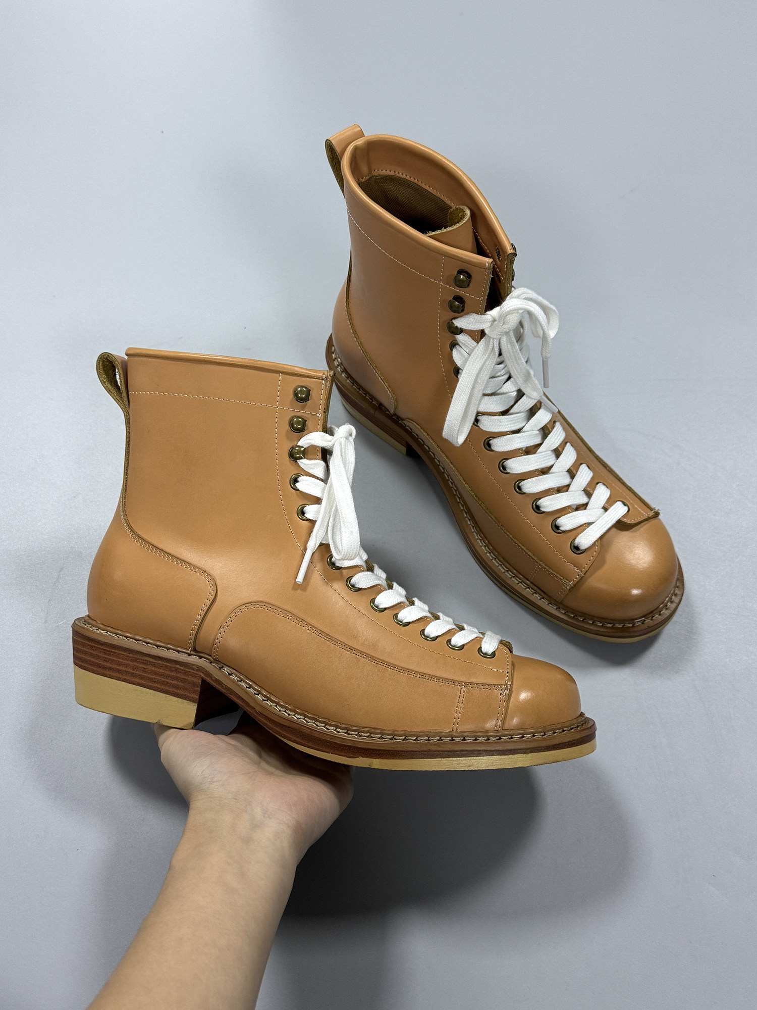 Men's Trendy Chunky-soled Ankle Boots Hiking style 9 Men's Trendy Chunky-soled Ankle Boots Hiking style - Image 9