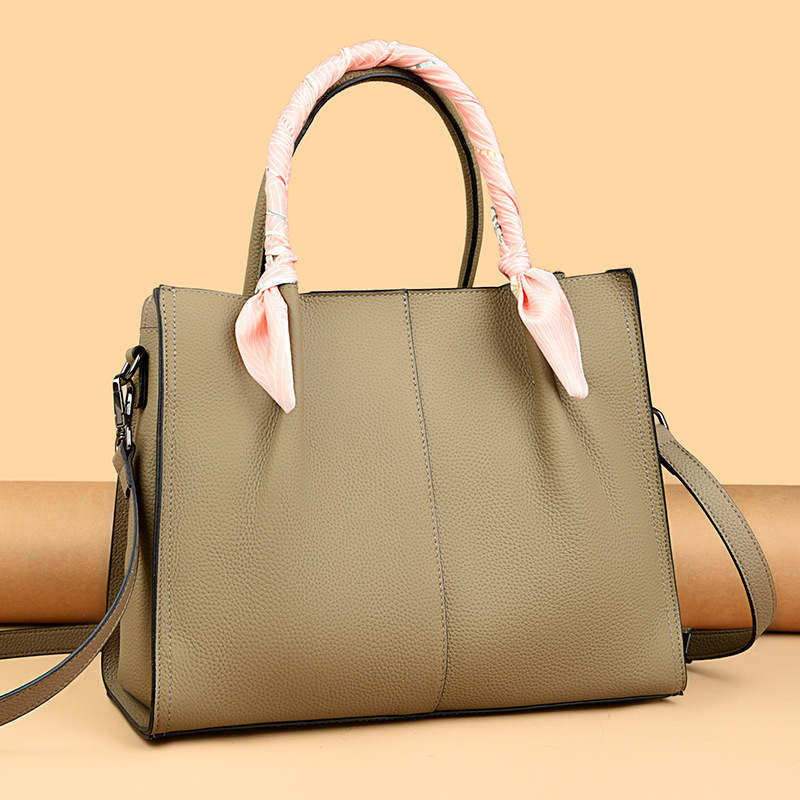 Leather Fashionable Crossbody Tote Bag For Women 2 Leather Fashionable Crossbody Tote Bag For Women - Image 2