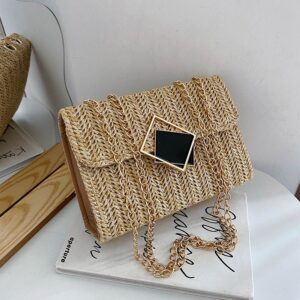Shoulder Crossbody Bag For Women, Small Square Bag With Chain