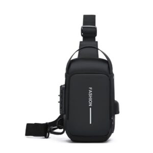Men's Password-protected Security Backpack, shoulder Bag