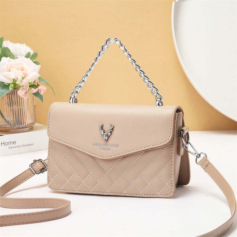 Quilted Mini Bag - Retro Style Casual Handbag 7 Quilted Mini Bag - Retro Style Casual Handbag - Image 7