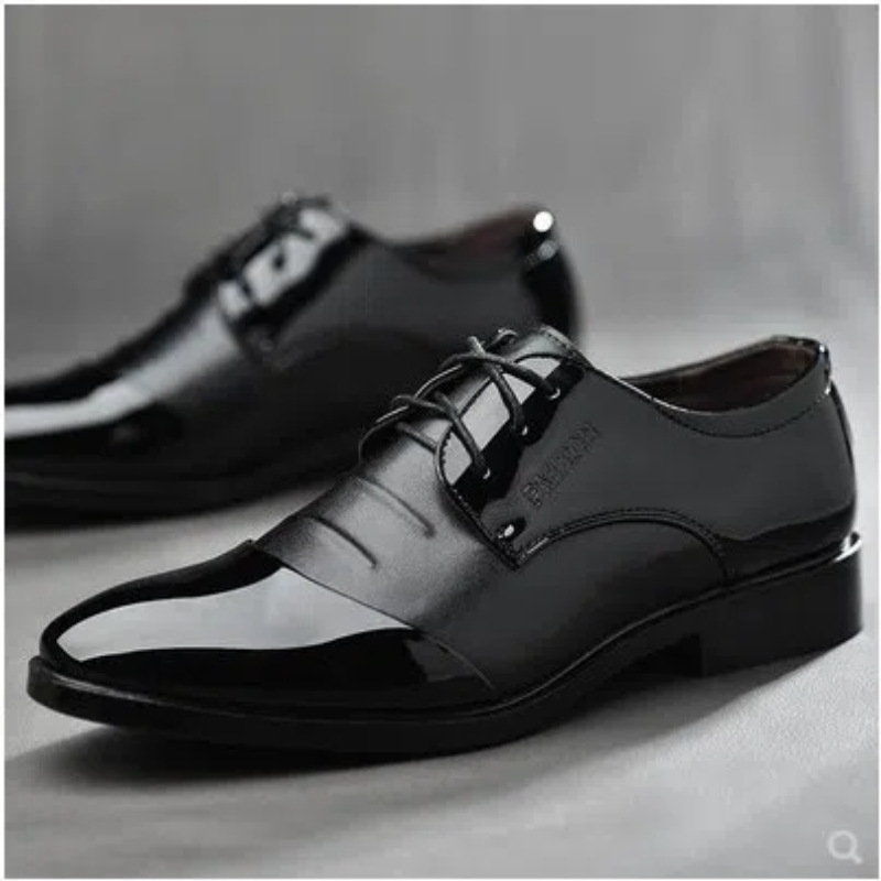 Men's Business Leather Shoes Black 4 Men's Business Leather Shoes Black - Image 4