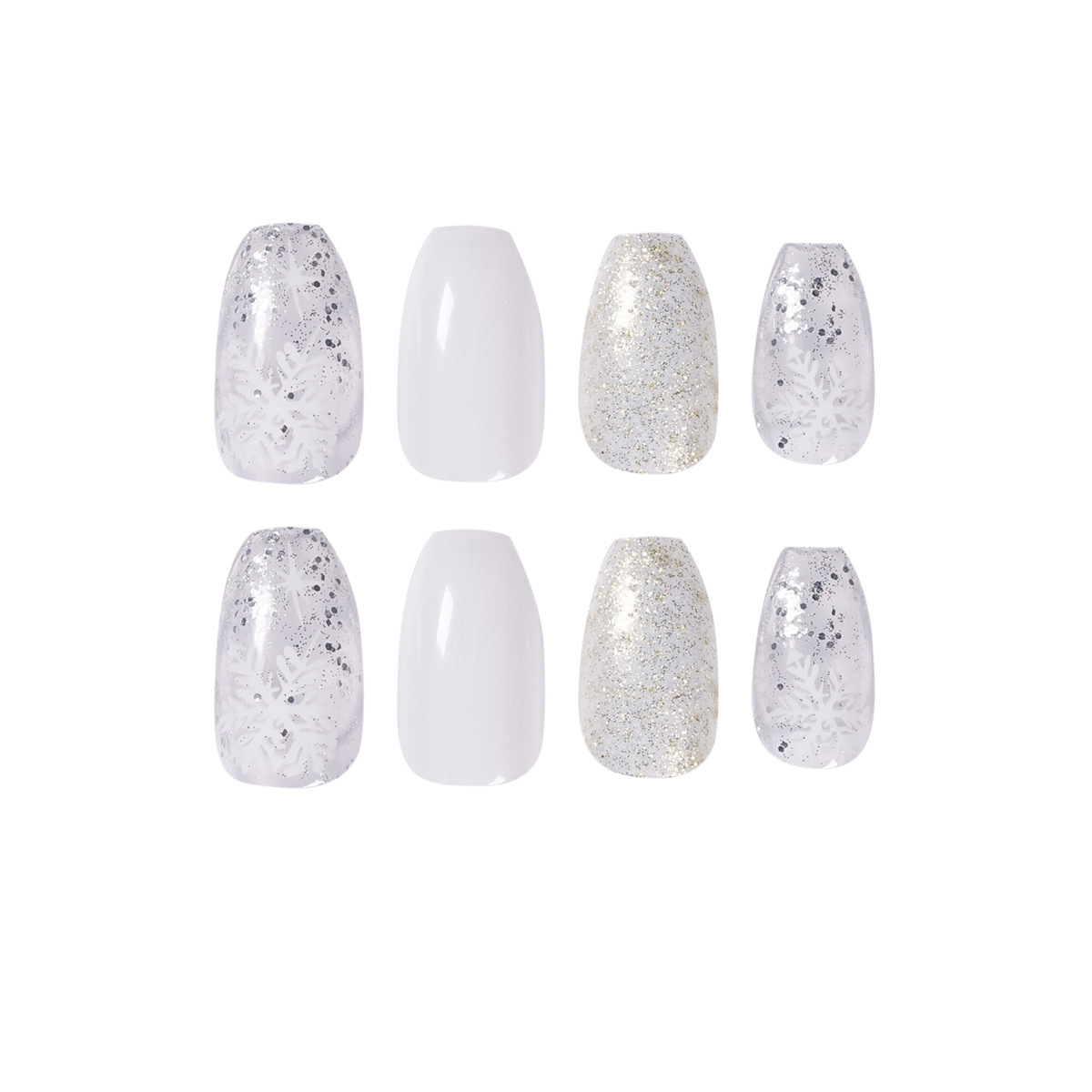 Ice Glitter Short Ballet Nail Art 3 Ice Glitter Short Ballet Nail Art - Image 3