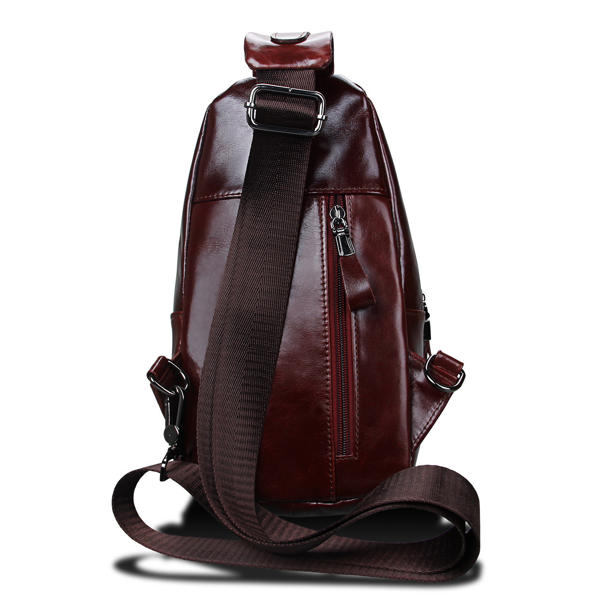 Men's First-Layer Cowhide Crossbody Bag 2 Men's First-Layer Cowhide Crossbody Bag - Image 2