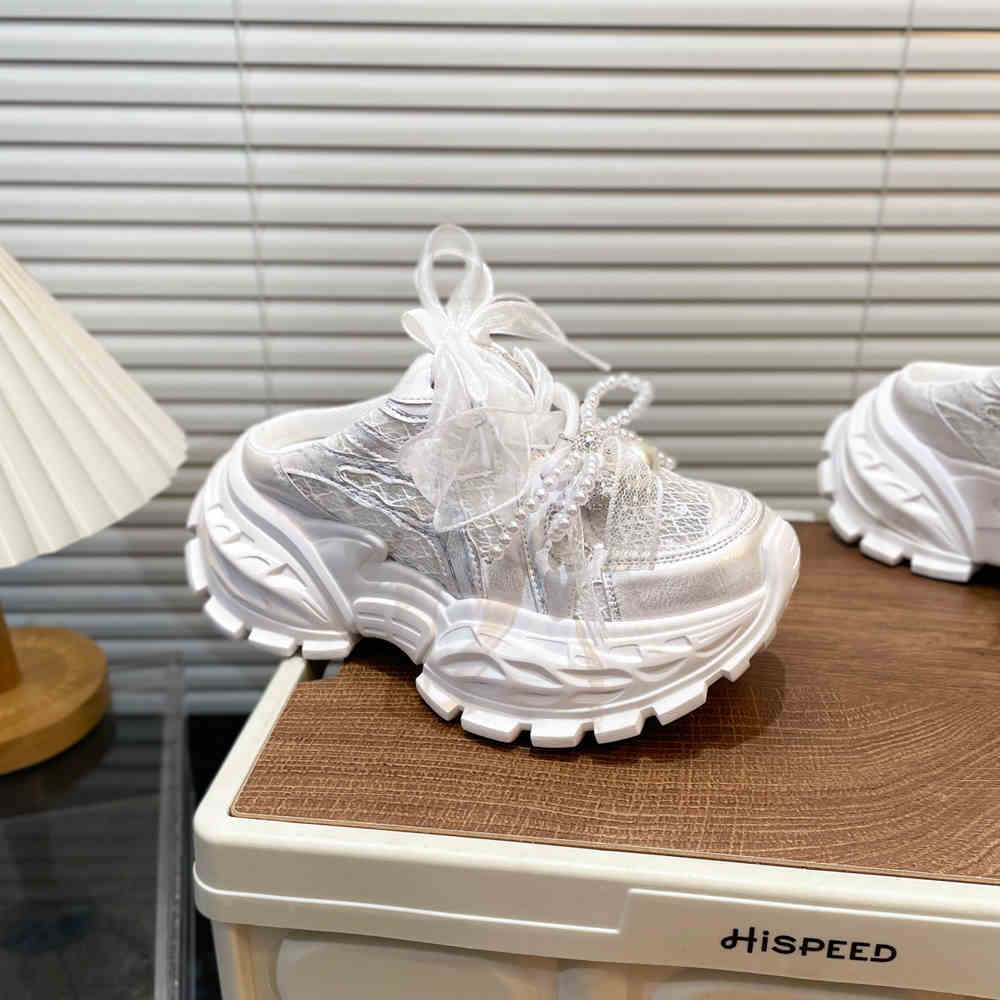 Pearl Lace Daddy Shoes 6 Pearl Lace Daddy Shoes - Image 6