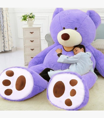 Giant Teddy Bear Plush Toy Leather Shell 1 Giant Teddy Bear Plush Toy Leather Shell
