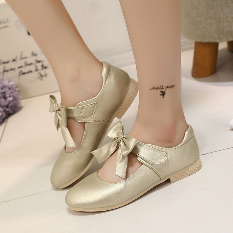 Girls Shoes White Leather 1 Girls Shoes White Leather