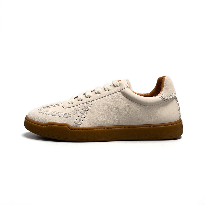 Baseball Low-cut Genuine Leather Sneakers 2 Baseball Low-cut Genuine Leather Sneakers - Image 2