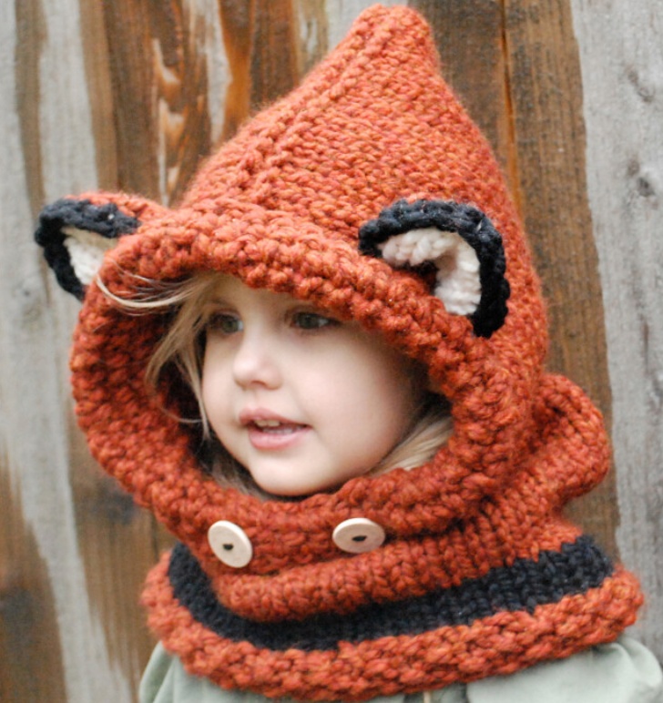 Children's Wool Knit Hat Hand-knitted warm Caps 1 Children's Wool Knit Hat Hand-knitted warm Caps