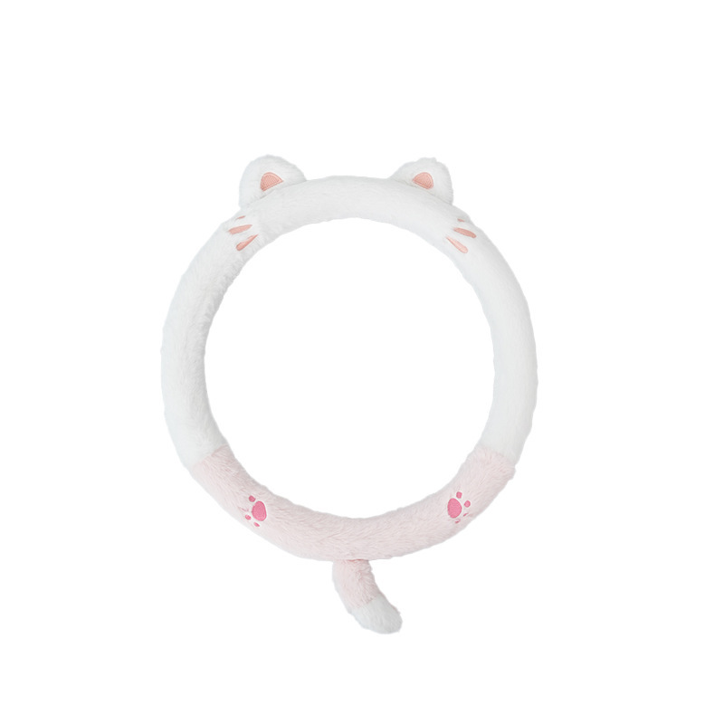 Autumn & Winter Car Steering Wheel Cover Plush Cartoon Thermal 4 Autumn & Winter Car Steering Wheel Cover Plush Cartoon Thermal - Image 4