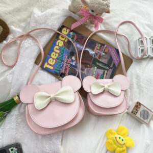 Bowknot Soft Small Bag For Girls