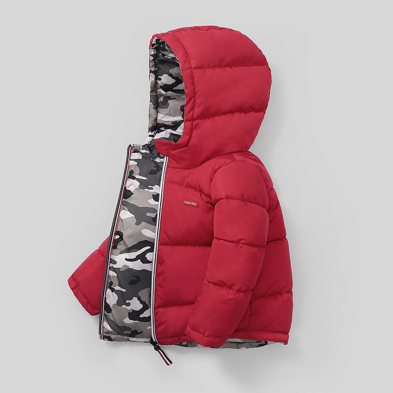 Small Children Double-sided Padded Winter Jackets 5 Small Children Double-sided Padded Winter Jackets - Image 5