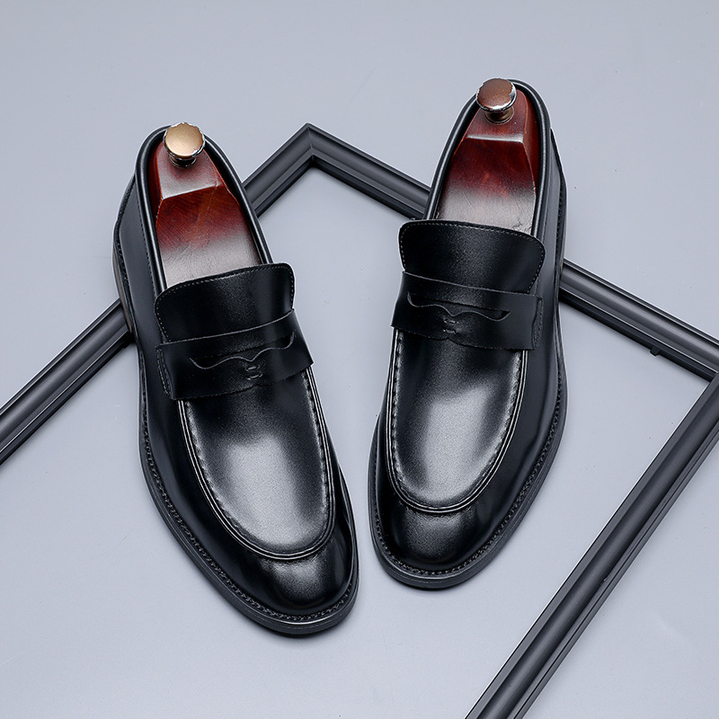Business Formal Slip-on Leather Shoes 5 Business Formal Slip-on Leather Shoes - Image 5