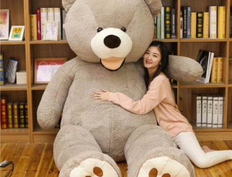 Giant Teddy Bear Plush Toy Leather Shell 5 Giant Teddy Bear Plush Toy Leather Shell - Image 5