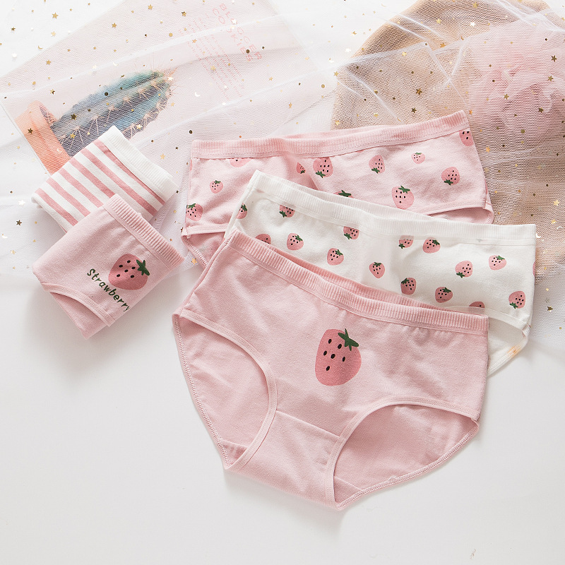 Girls' Cotton Underwear 1 Girls' Cotton Underwear