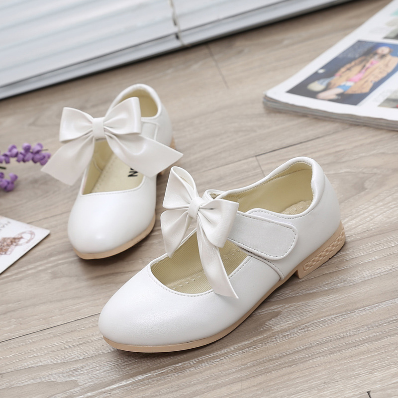 Girls Shoes White Leather 6 Girls Shoes White Leather - Image 6