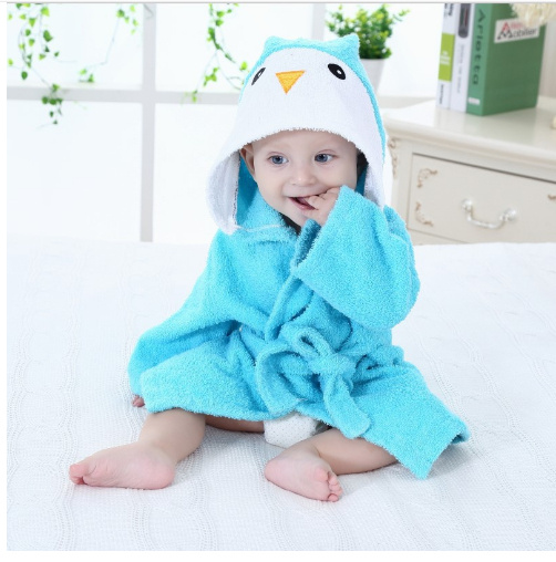 Children's Hooded Absorbent Bathrobe 7 Children's Hooded Absorbent Bathrobe - Image 7